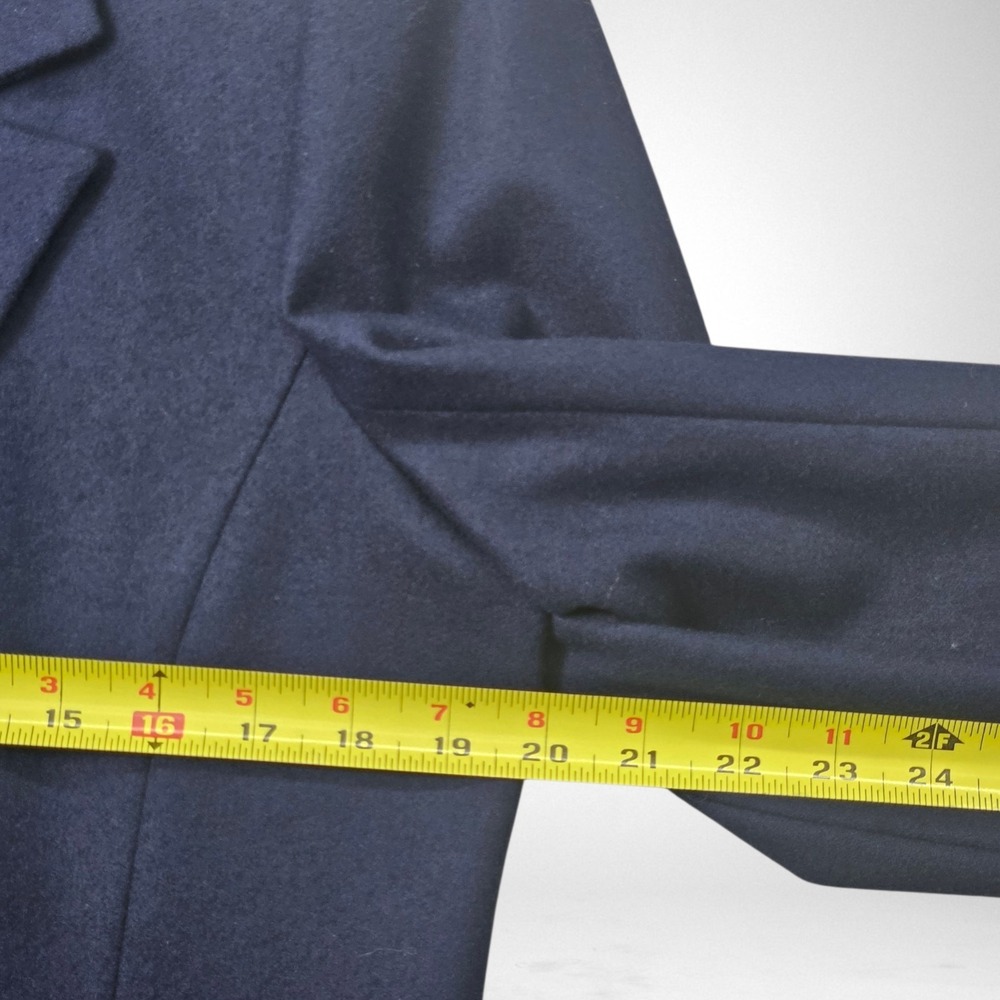 Pendleton Wool‎ Blazer Women 10 Navy USA Made Tailored Old Money Office Jacket - Picture 9 of 11